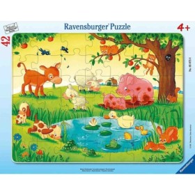Puzzle tip rama animale in natura 42 piese